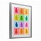 Stupell Industries Candy Bears Rainbow Framed Print Under Glass, design by LISH Creative